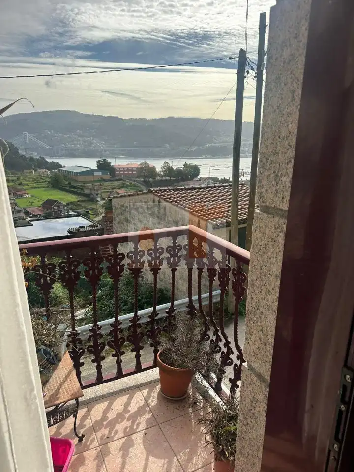 Terraza de Casa o chalet en venta en Moaña con Calefacción, Jardín privado y Amueblado