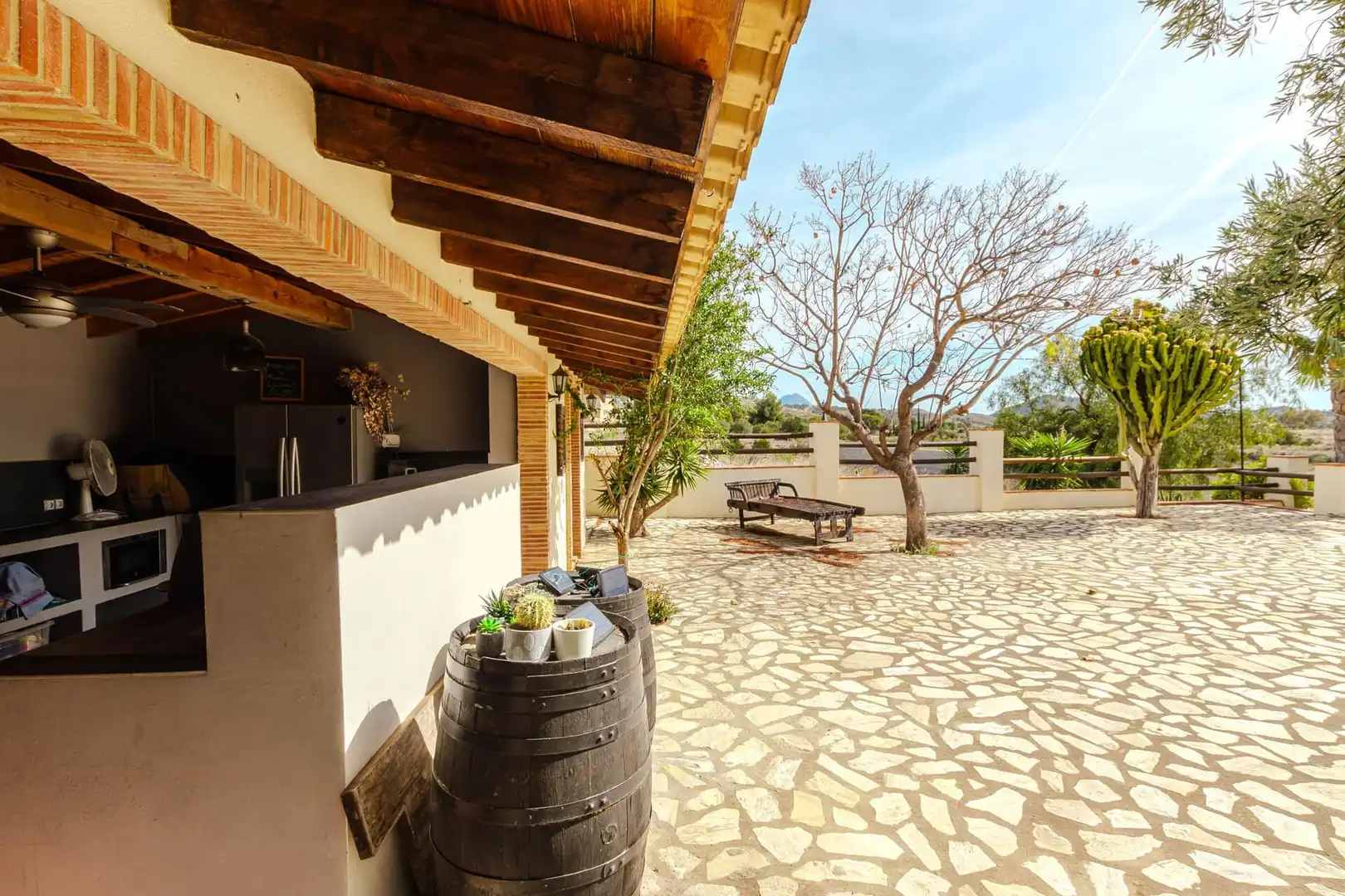 Terraza de Finca rústica en venta en Aigües con Calefacción, Jardín privado y Terraza