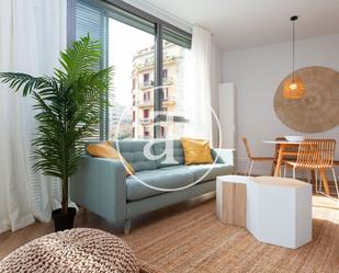 Living room of Flat to rent in  Barcelona Capital  with Air Conditioner