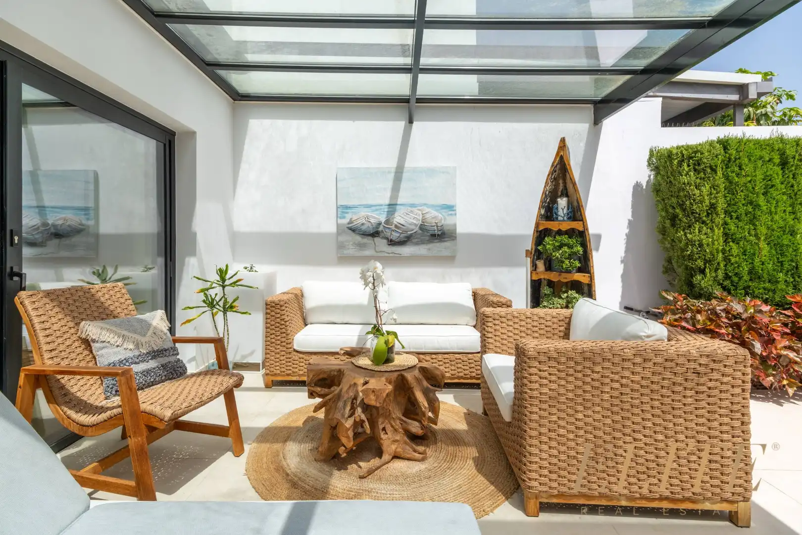 Terraza de Casa o chalet en venta en San Bartolomé de Tirajana con Aire acondicionado, Calefacción y Jardín privado