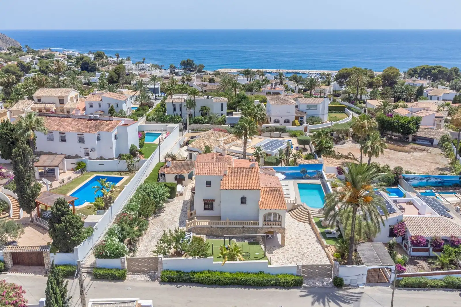 Vista exterior de Casa o chalet en venta en Moraira con Aire acondicionado, Calefacción y Terraza