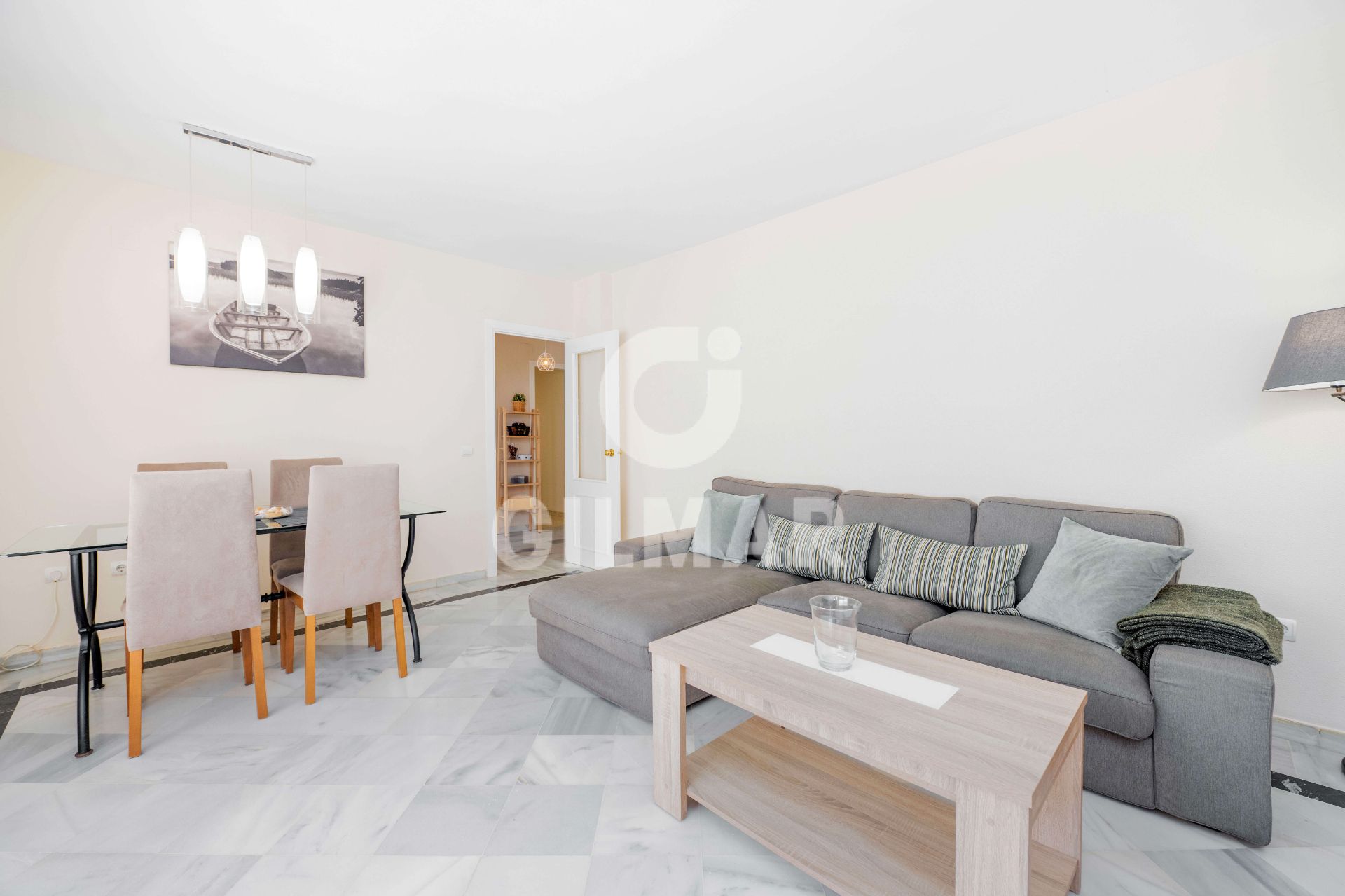 Living room of Flat for sale in El Puerto de Santa María  with Air Conditioner, Heating and Balcony