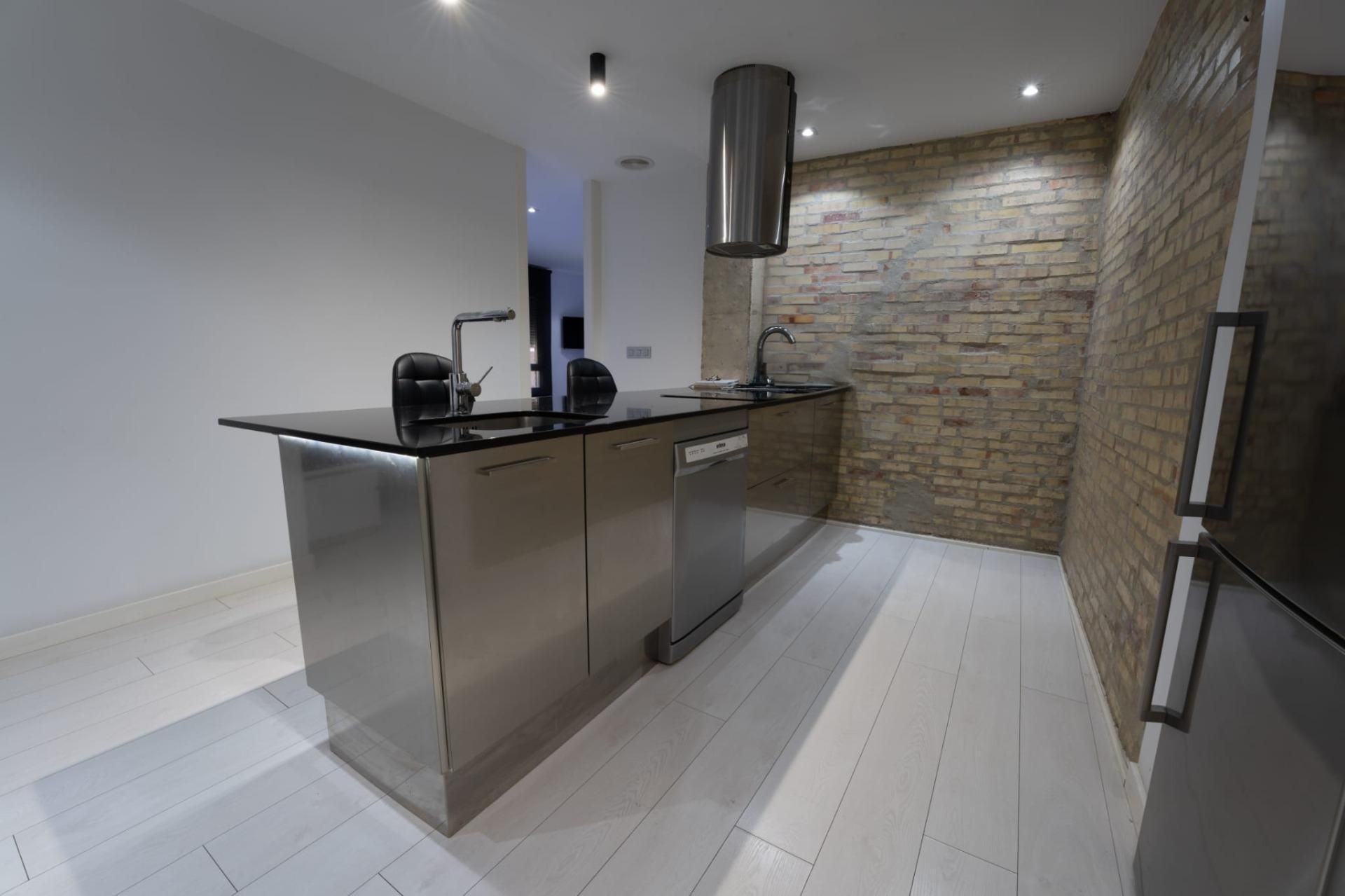 Kitchen of Flat for sale in Elche / Elx  with Air Conditioner and Alarm