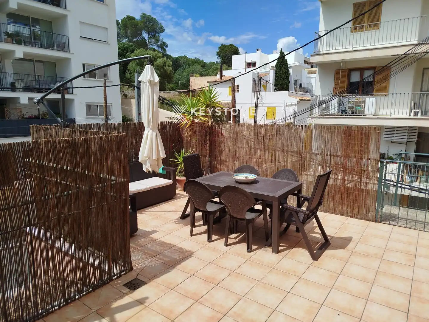 Terrace of Attic for rent in  Palma de Mallorca  with Air Conditioner, Terrace and Storage room