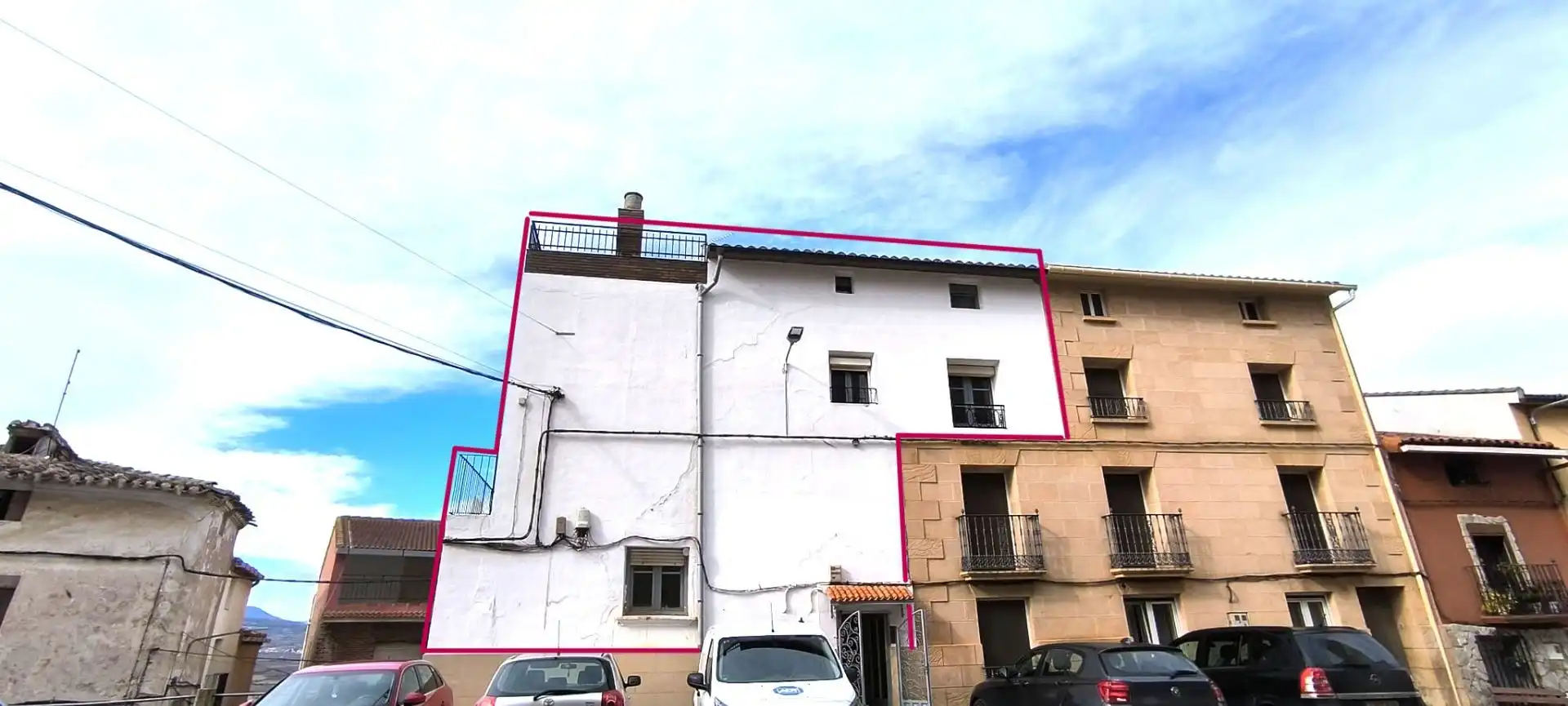 Vista exterior de Casa o chalet en venta en Ausejo con Terraza y Trastero