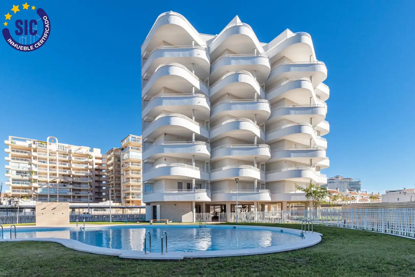 Vista exterior de Ático en venta en Peñíscola / Peníscola con Terraza y Piscina comunitaria