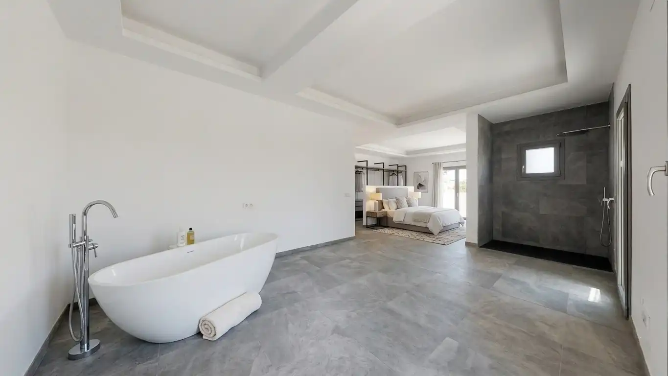 Baño de Finca rústica en venta en Santanyí con Aire acondicionado, Calefacción y Terraza