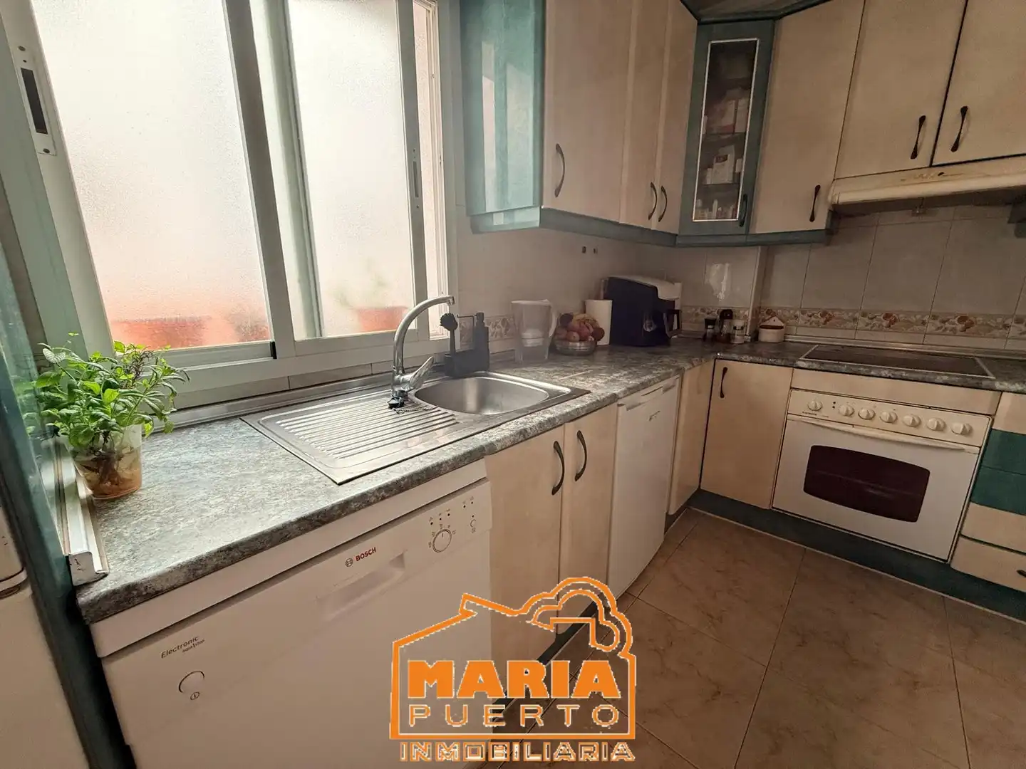 Kitchen of Flat for sale in Málaga  with Air Conditioner