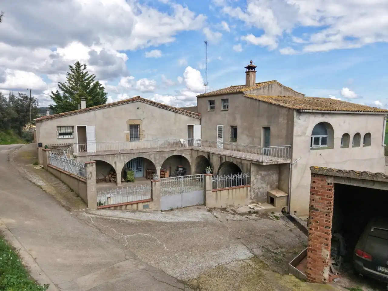 Vista exterior de Finca rústica en venta en Pontós con Calefacción, Jardín privado y Terraza