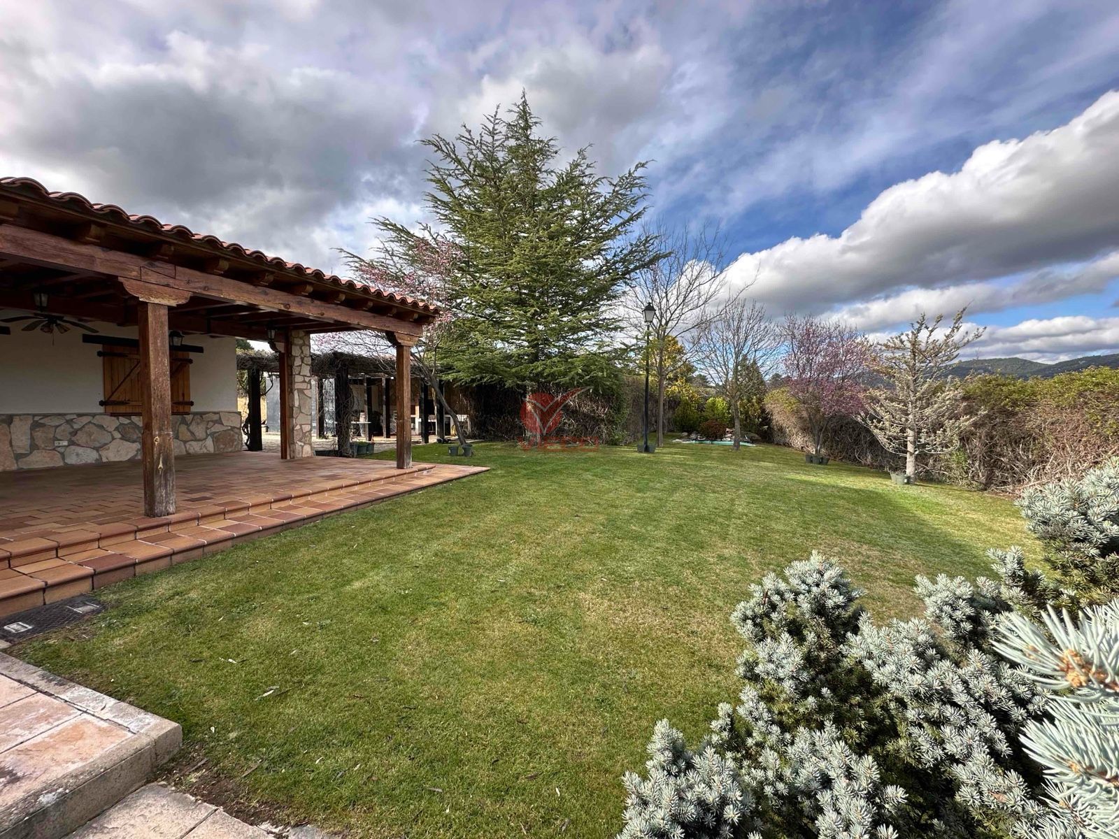 Garden of House or chalet for sale in Villalba de la Sierra  with Heating, Private garden and Storage room