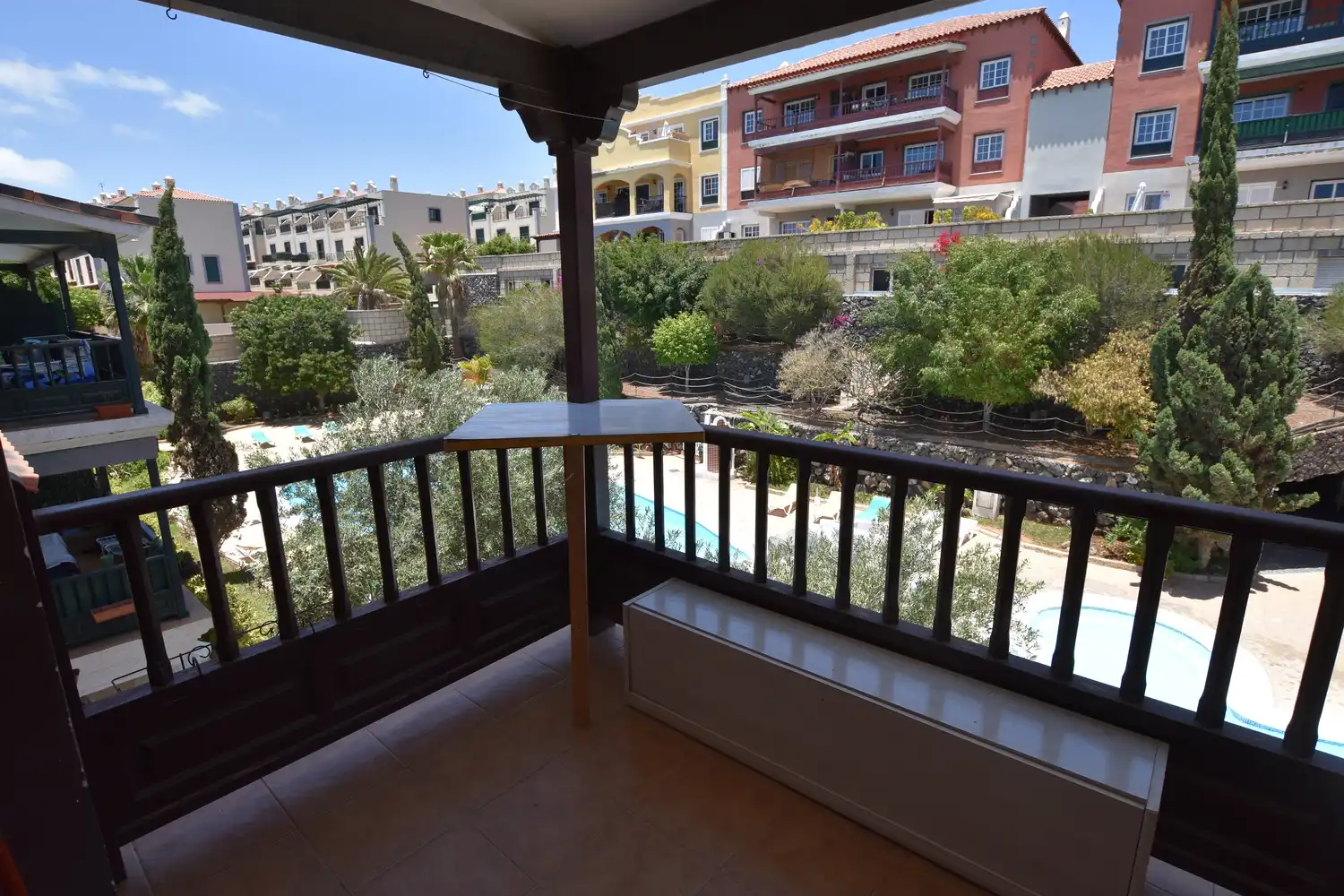 Terraza de Apartamento en venta en San Miguel de Abona con Trastero, Piscina y Amueblado