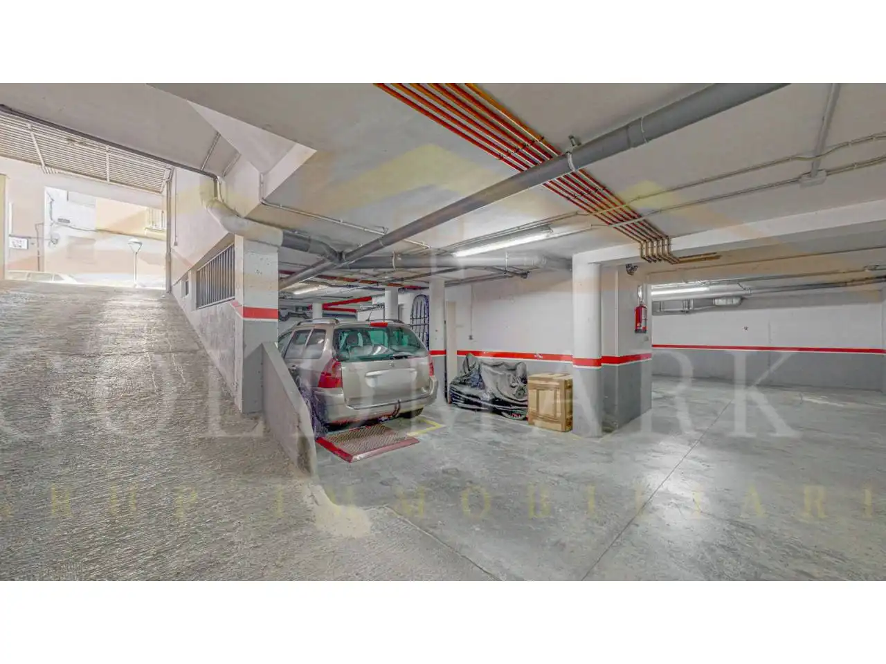 Parking of Flat for sale in Cubelles  with Air Conditioner, Heating and Terrace