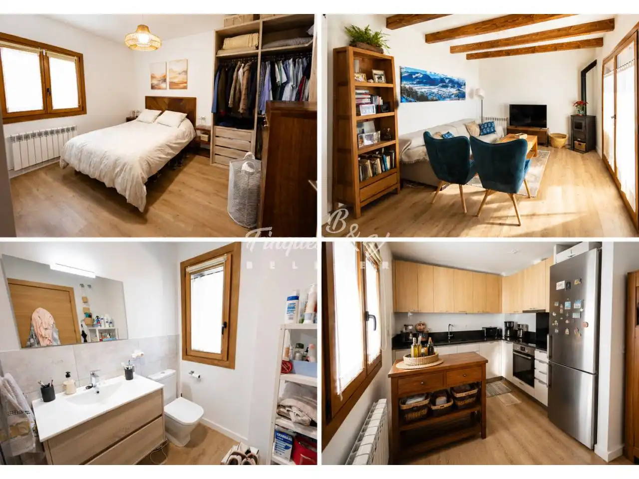 Dormitori de Apartament en venda en Bellver de Cerdanya amb Aire condicionat, Calefacció i Parquet