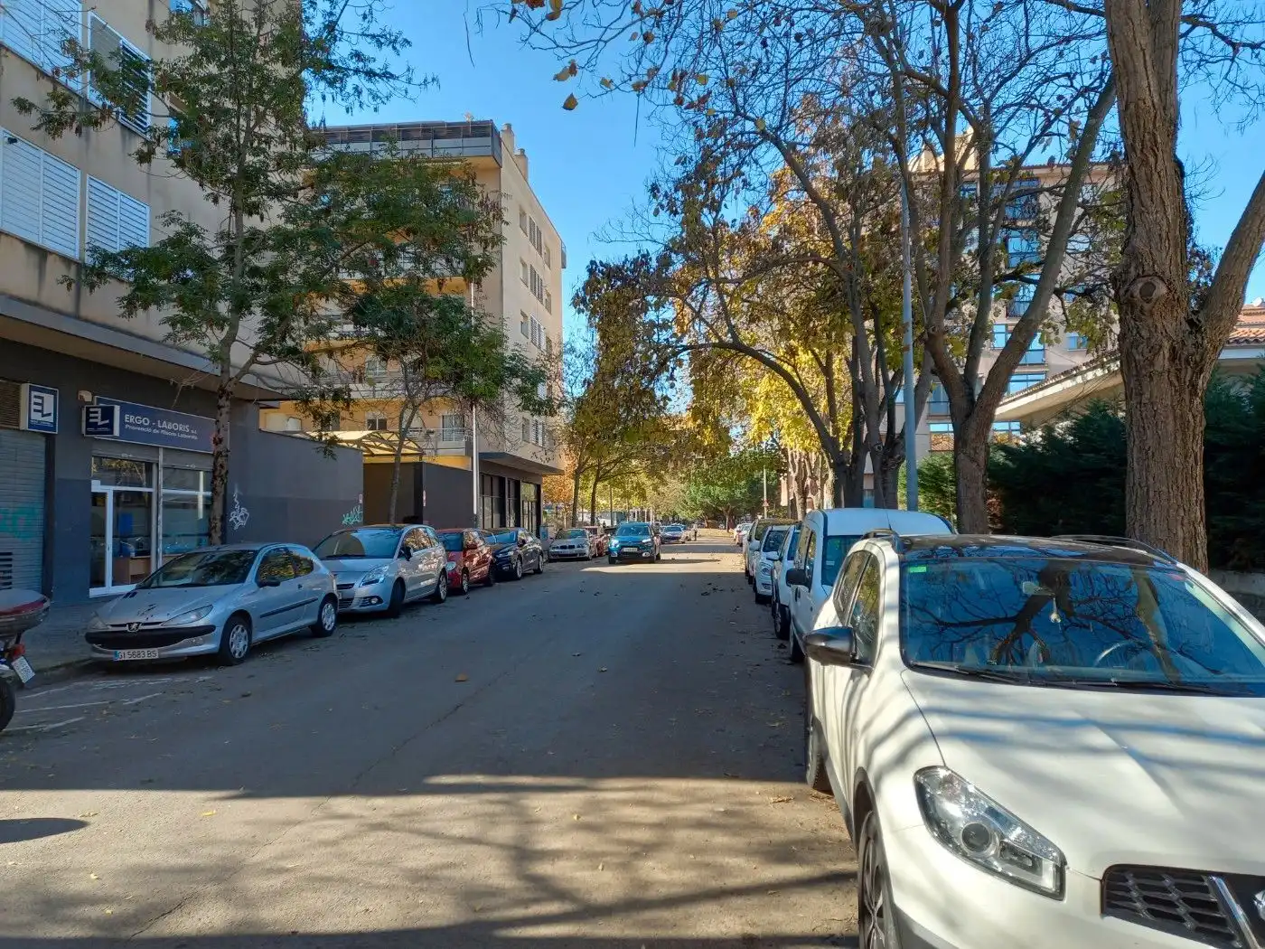 Vista exterior de Garaje en venta en Girona