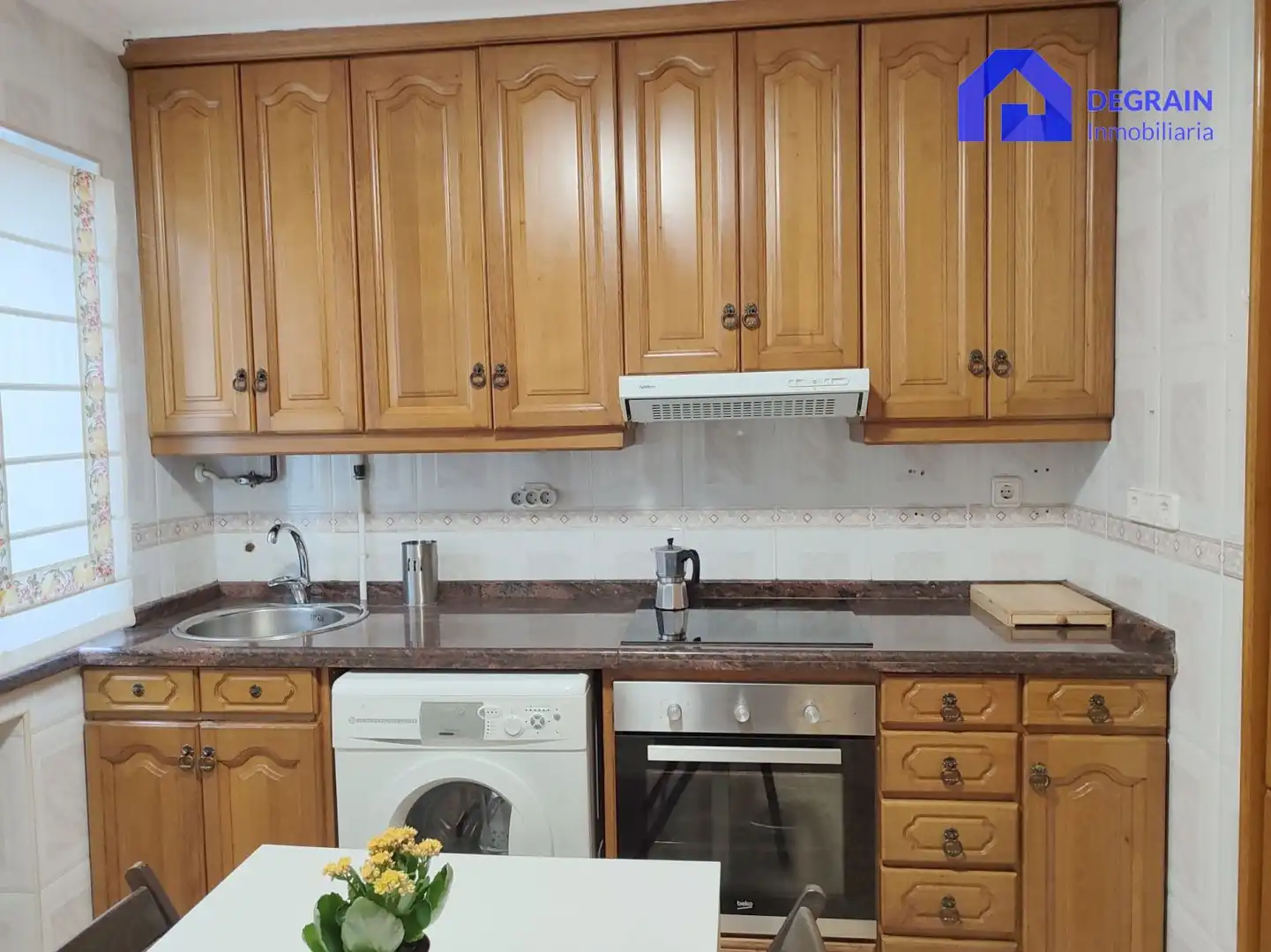 Kitchen of Flat for rent in Oviedo   with Heating and Furnished