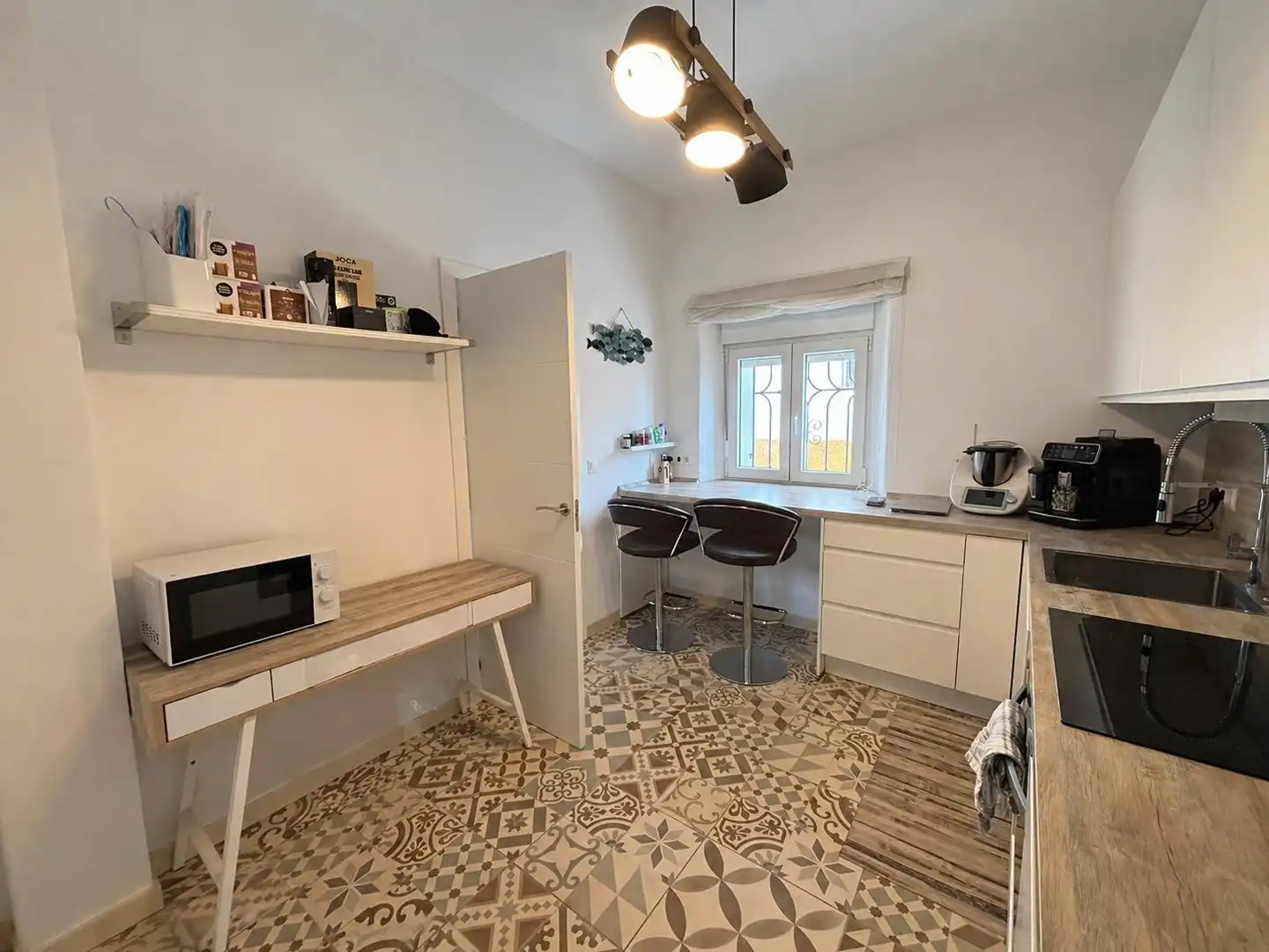 Cocina de Casa adosada en venta en San Roque con Trastero, Amueblado y Alarma