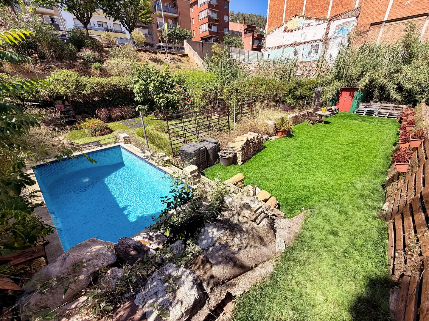 Piscina de Casa o chalet en venta en Vallirana con Calefacción y Terraza