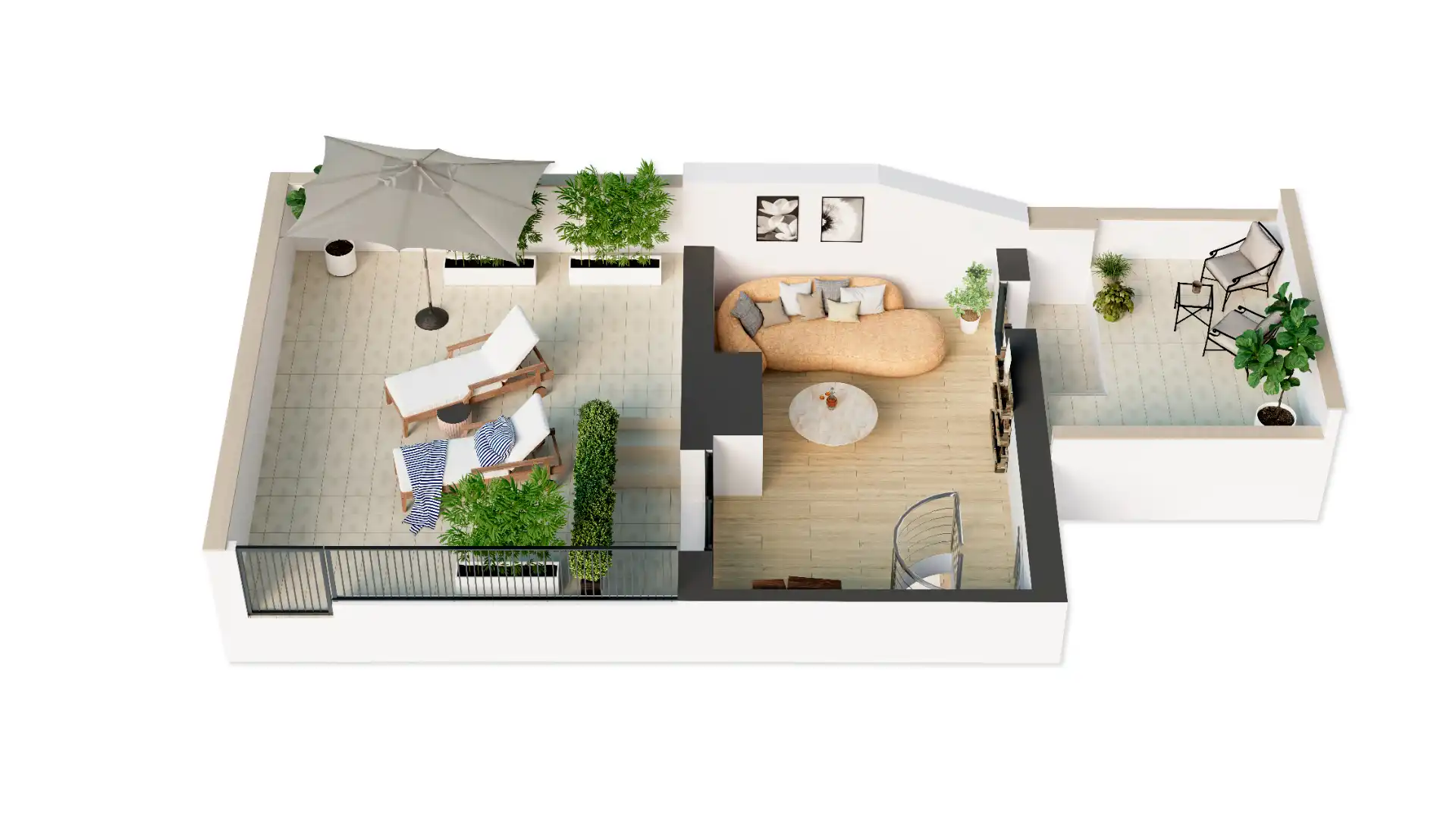 New build Duplex with terrace for sale in Carrer Bateria 39