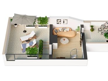 New build Duplex with balcony for sale in Carrer Bateria 39