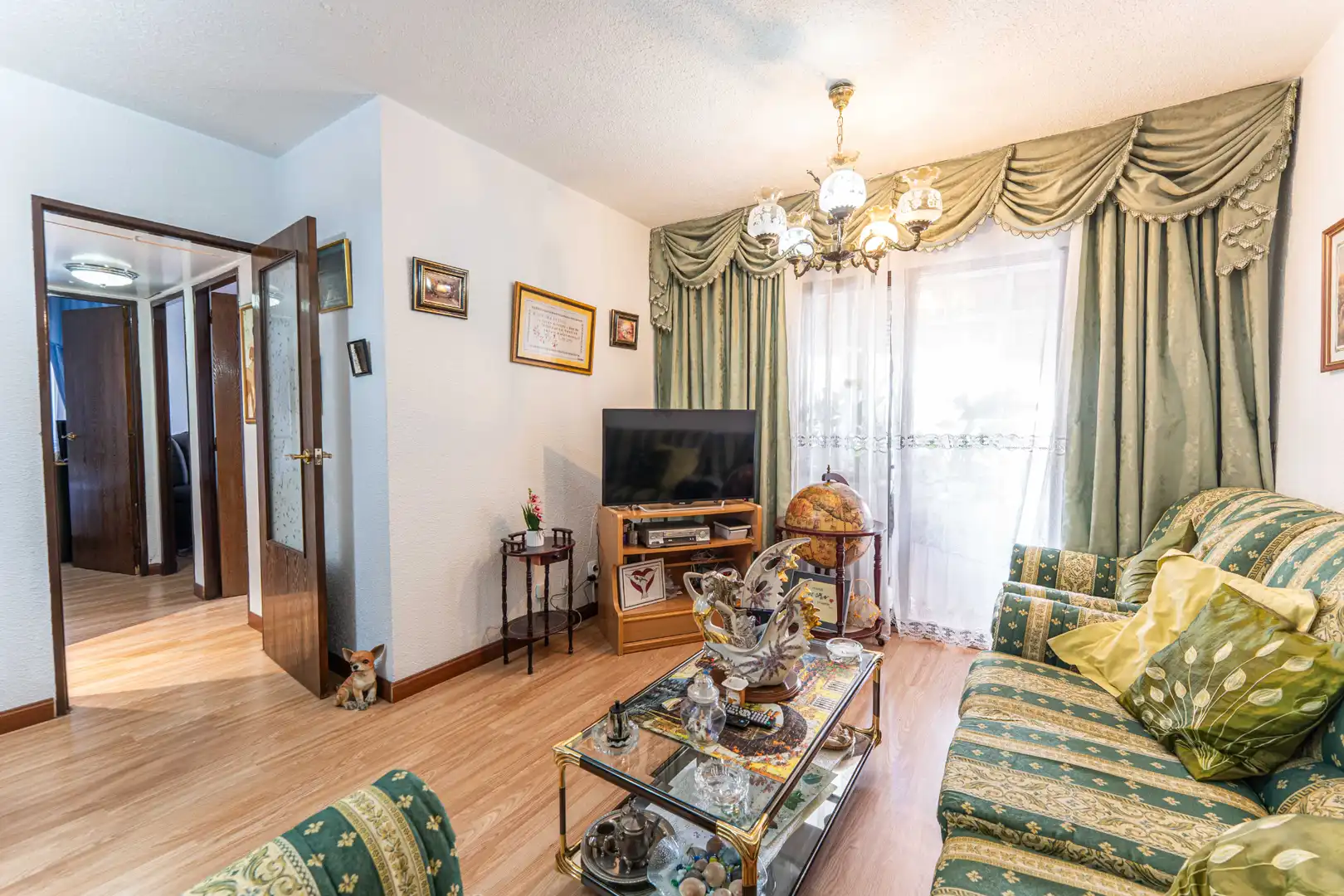 Sala de estar de Piso en venta en Humanes de Madrid con Terraza, Amueblado y Horno