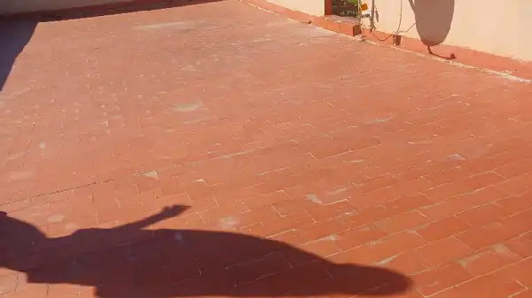 Terrasse von Einfamilien-Reihenhaus zum Verkauf in Albatera mit Abstellraum und Schwimmbad