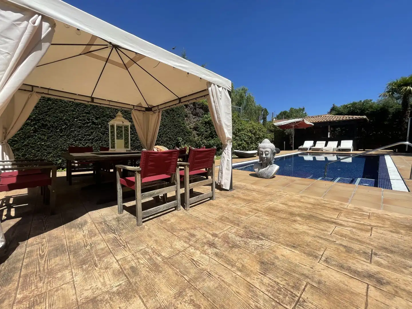 Terraza de Casa o chalet en venta en Boadilla del Monte con Aire acondicionado, Jardín privado y Trastero