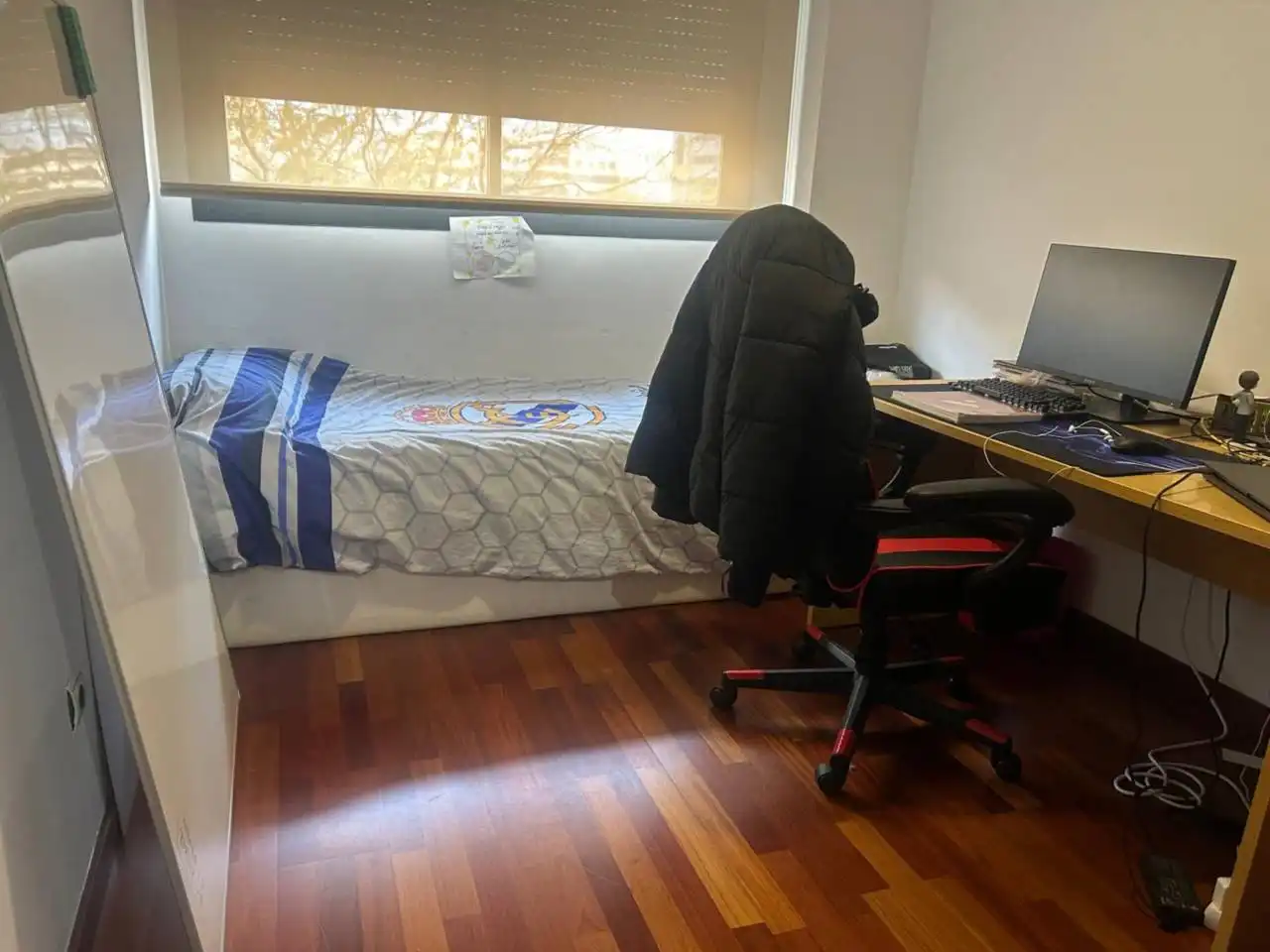 Schlafzimmer von Wohnung zum Verkauf in Castellón de la Plana / Castelló de la Plana mit Klimaanlage, Parkett und Terrasse