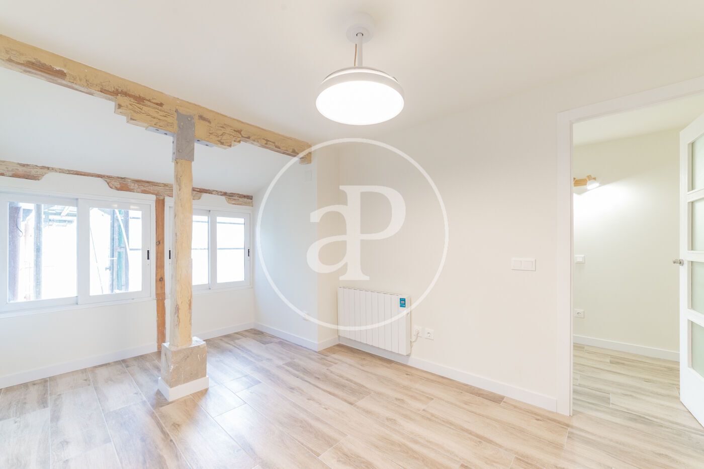 Bedroom of Flat for sale in  Madrid Capital  with Heating