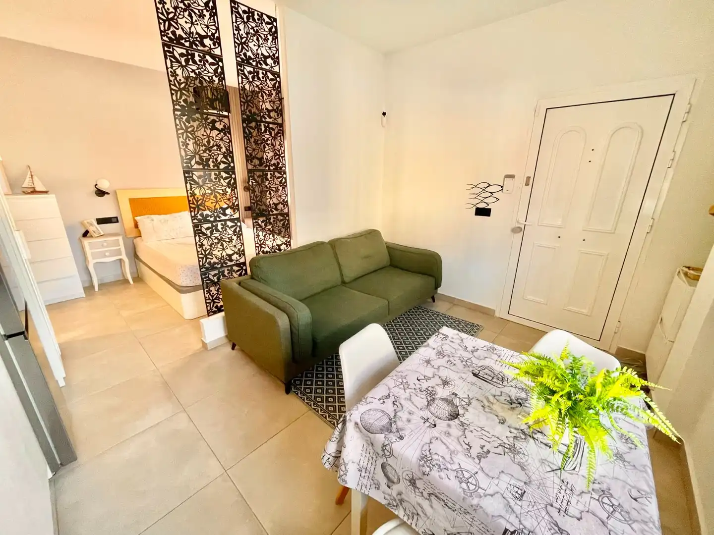 Wohnzimmer von Wohnung zur Miete in Pilar de la Horadada mit Klimaanlage, Möbliert und Waschmaschine