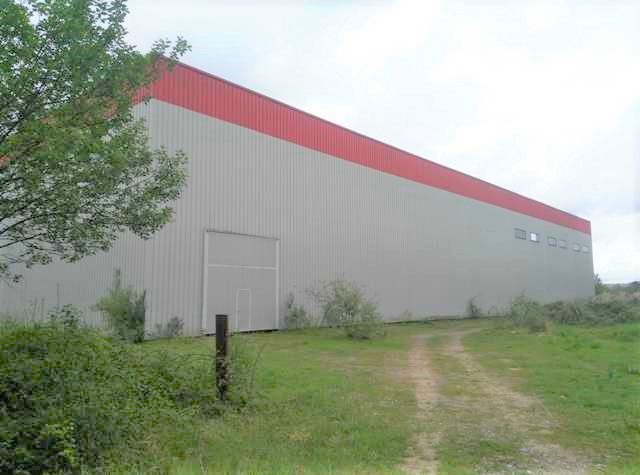 Vista exterior de Nau industrial en venda en Siero