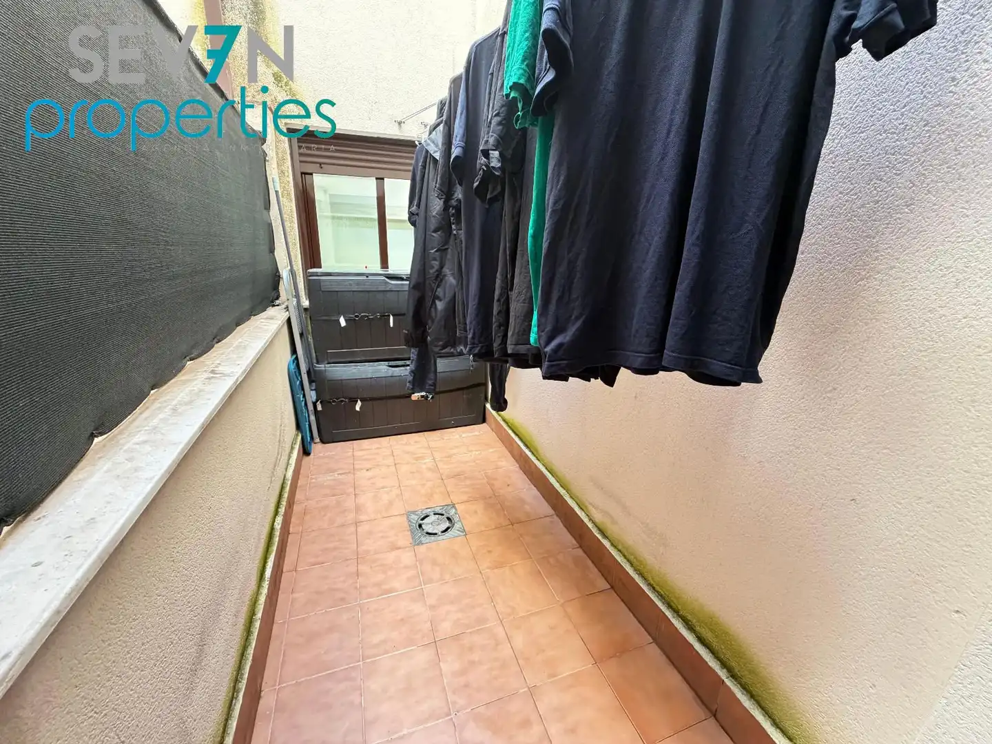 Terrasse von Wohnung zum Verkauf in Santo Domingo-Caudilla mit Heizung, Parkett und Terrasse
