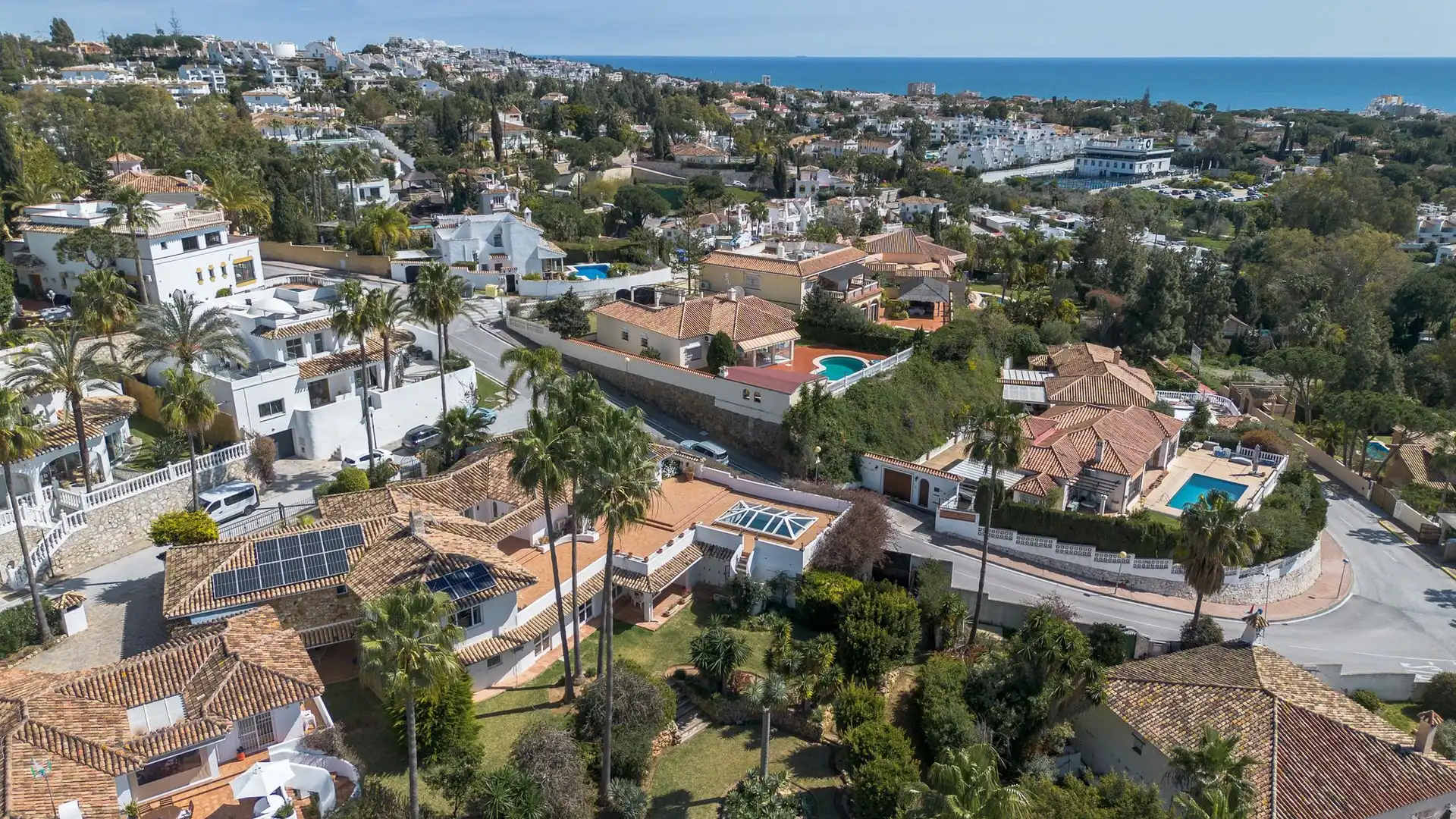 Vista exterior de Casa o xalet en venda en Mijas amb Terrassa