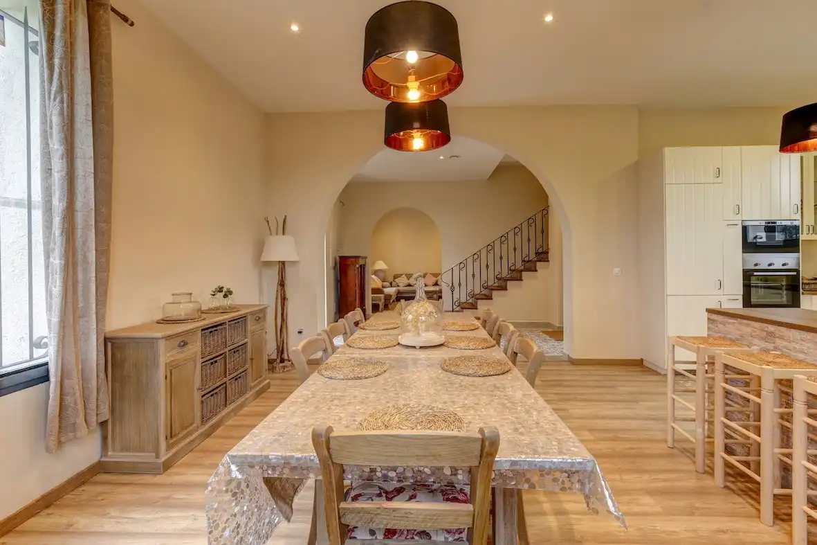 Esszimmer von Country house zum Verkauf in Llinars del Vallès mit Klimaanlage, Heizung und Abstellraum