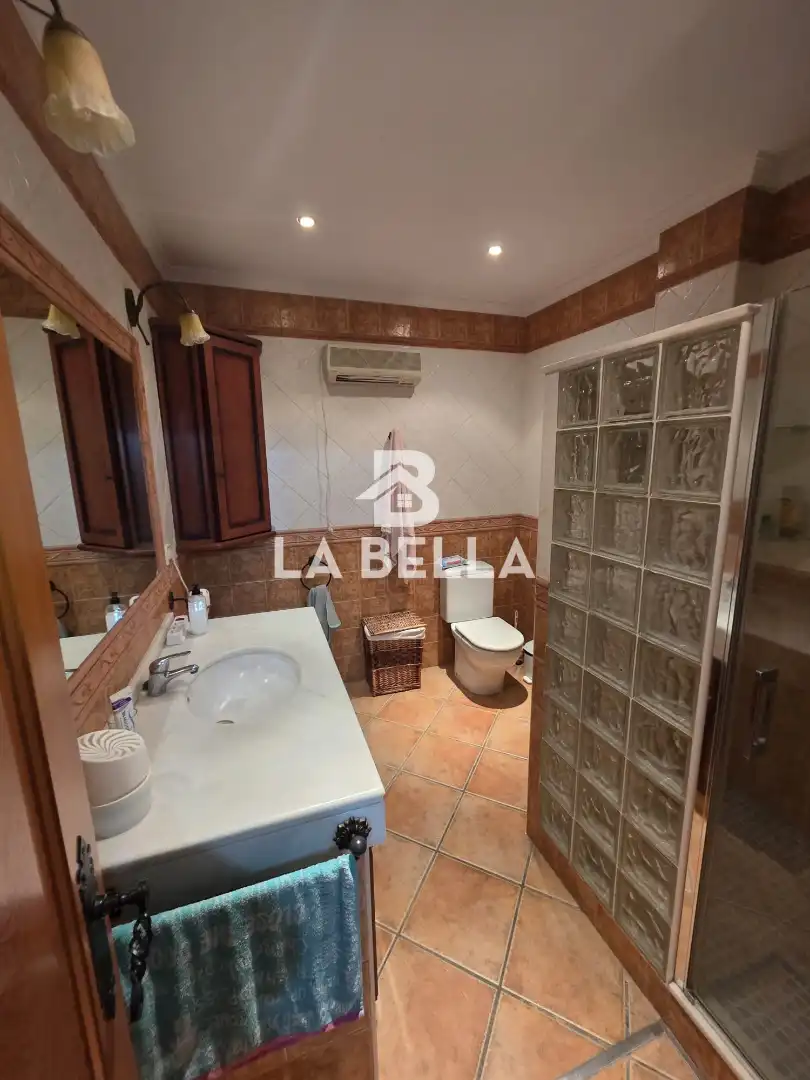 Bany de Casa o xalet en venda en Sevilla amb Aire condicionat, Jardí privat i Traster