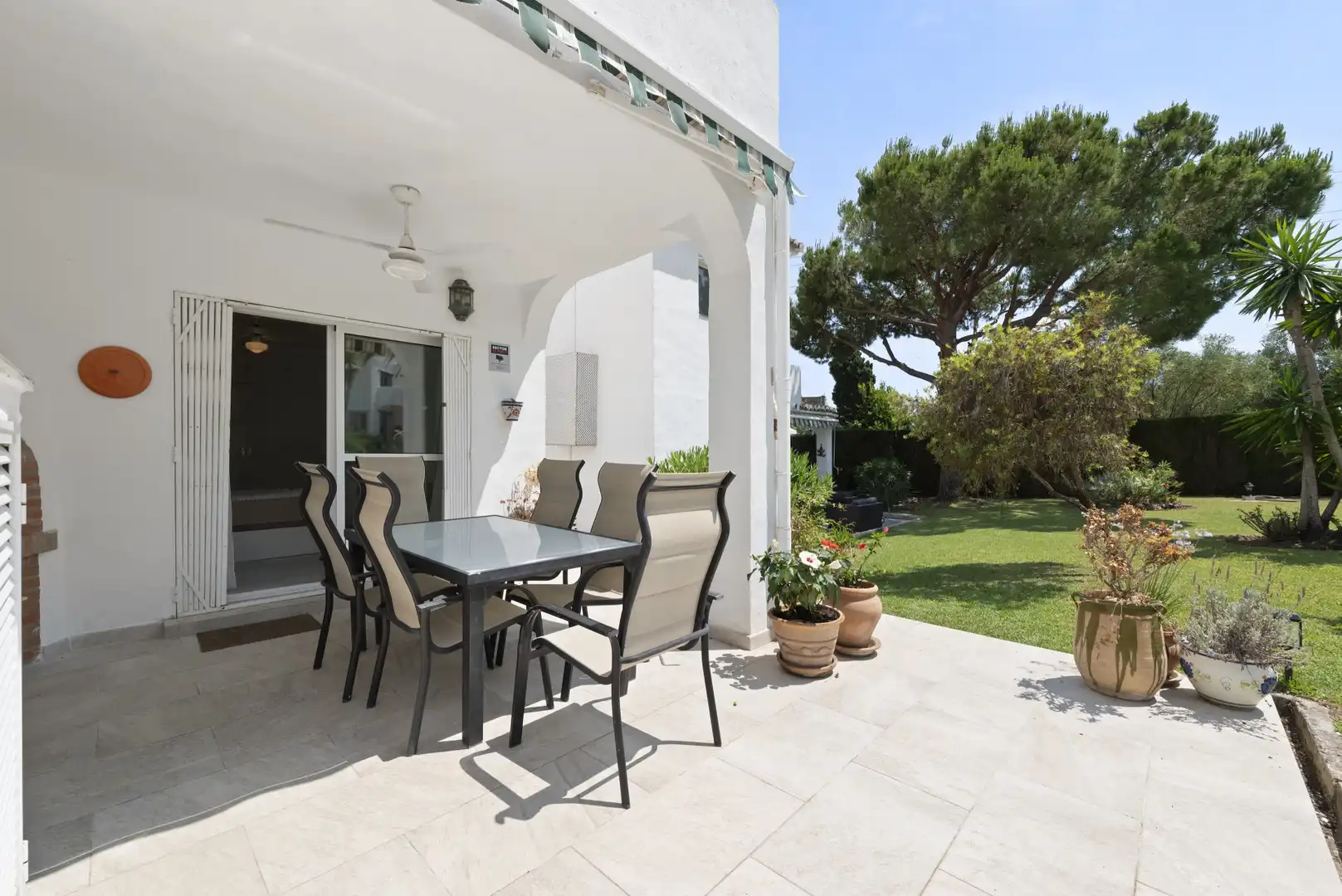 Terrassa de Casa o xalet en venda en Mijas amb Aire condicionat, Terrassa i Piscina