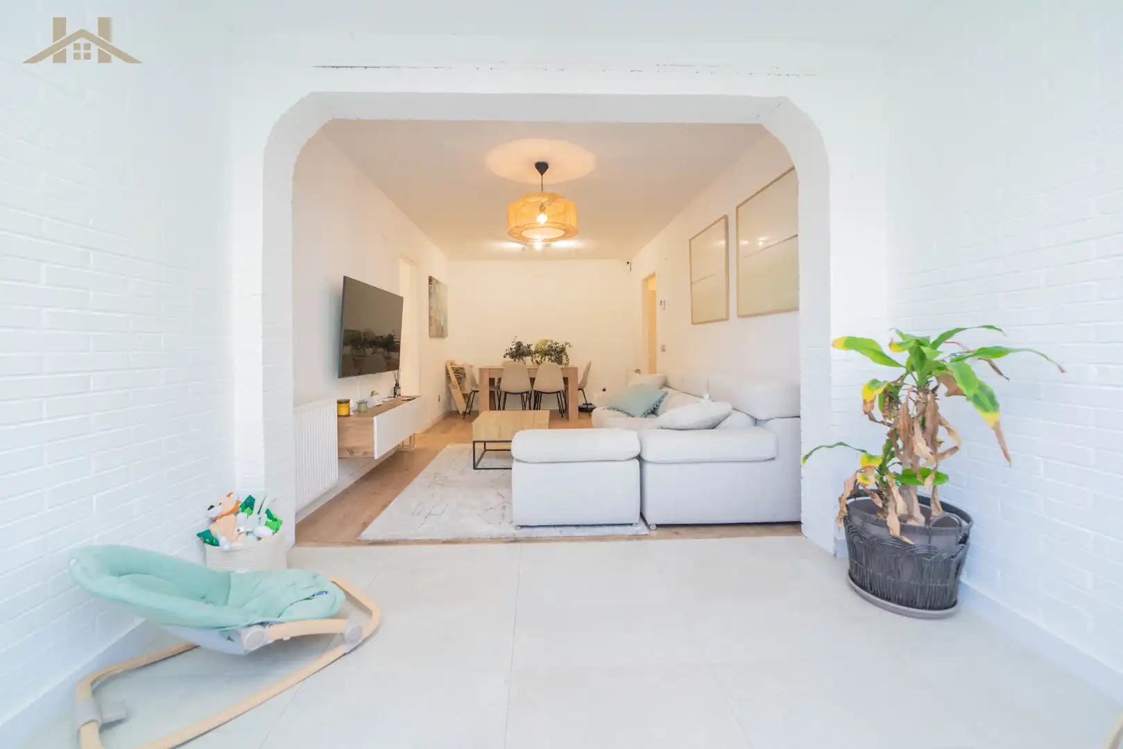 Sala de estar de Piso en venta en Collado Villalba con Calefacción, Terraza y Piscina comunitaria