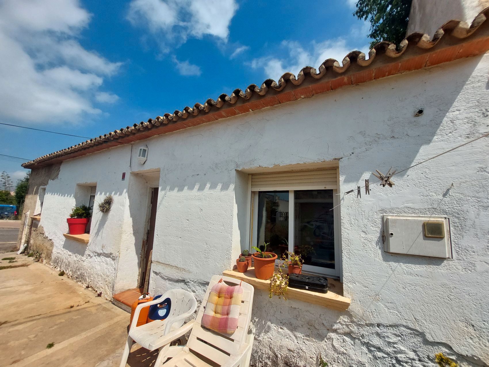 Exterior view of Single-family semi-detached for sale in Dénia  with Private garden and Furnished