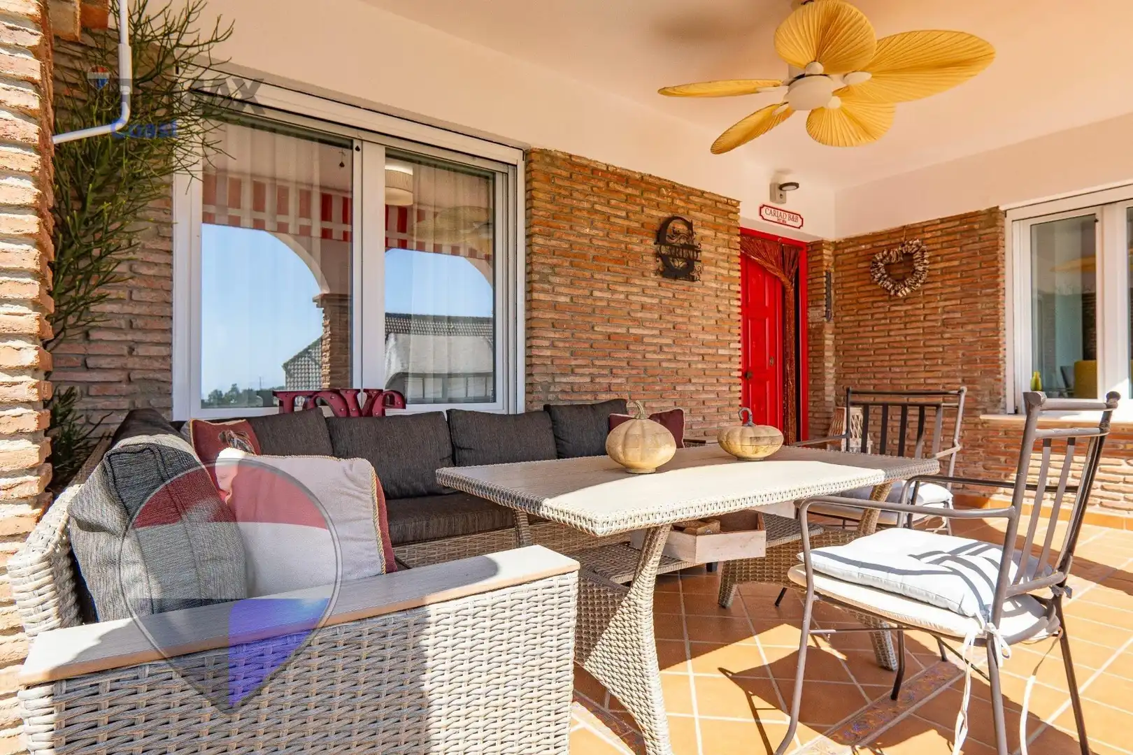 Terraza de Casa o chalet en venta en Rincón de la Victoria con Aire acondicionado, Calefacción y Jardín privado