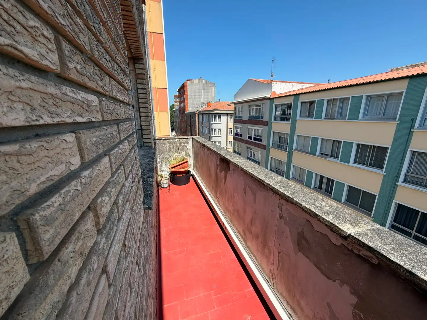 Terrasse von Wohnung zum Verkauf in Ferrol mit Heizung, Terrasse und Abstellraum
