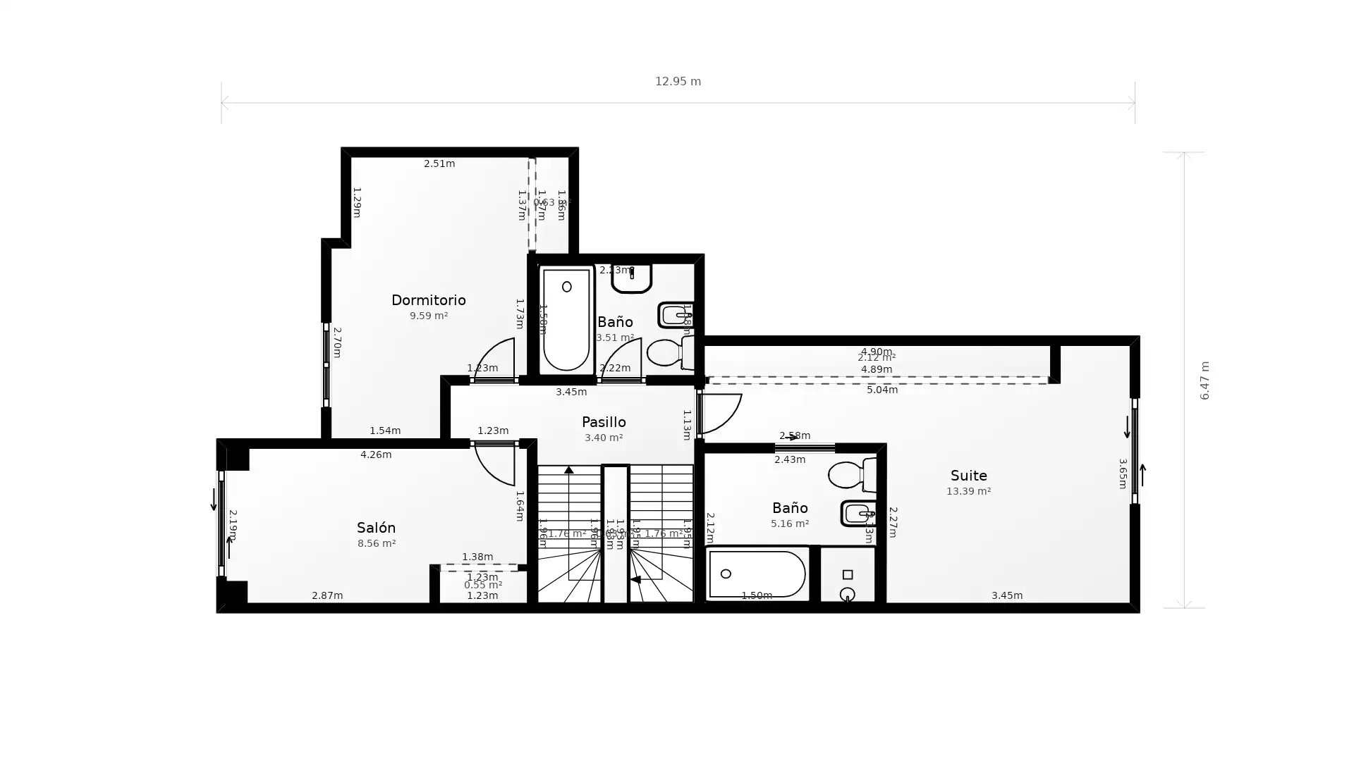 Casa a schiera con terrazza in vendita a Oeste, imagen 37