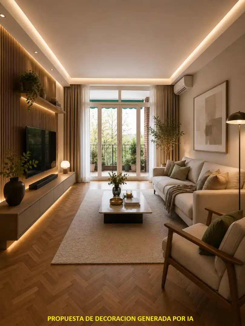 Sala d'estar de Pis en venda en Barcelona amb Aire condicionat, Calefacció i Parquet
