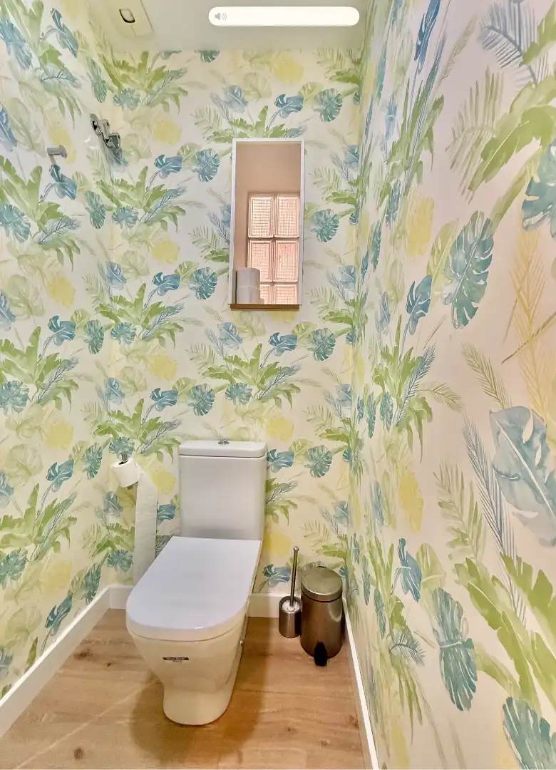Baño de Piso de alquiler en Barcelona con Aire acondicionado, Calefacción y Parquet