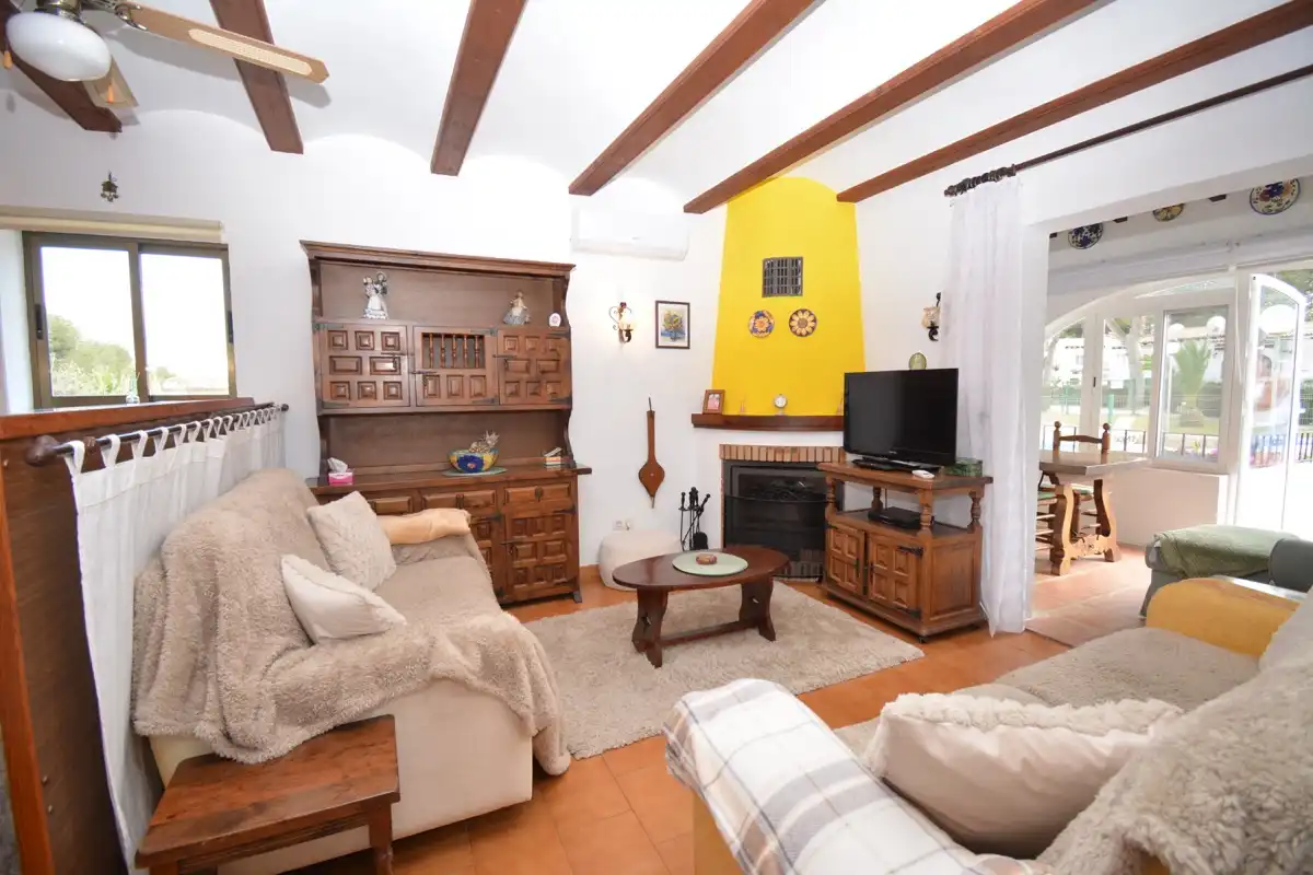 Living room of Detached homes for sale in Moraira  with Air Conditioner and Community pool