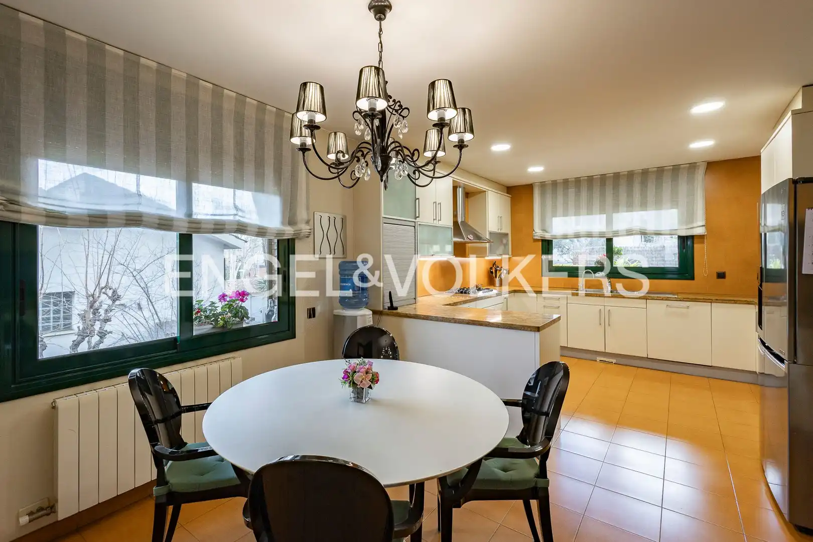 Dining room of Houses for sale in Sant Cugat del Vallès  with Heating, Private garden and Parquet flooring