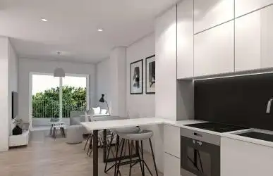 Cocina de Apartamento en venta en Mijas con Aire acondicionado, Terraza y Trastero