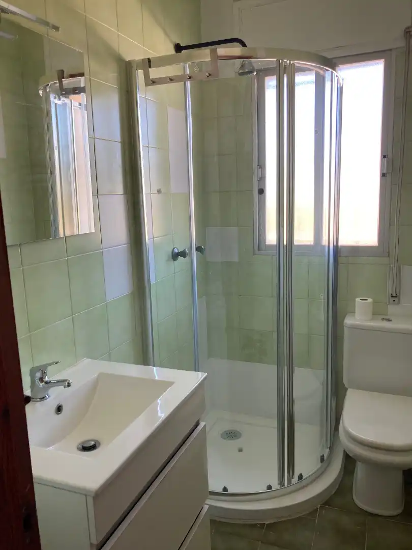 Bany de Casa o xalet de lloguer en Peñíscola / Peníscola amb Aire condicionat, Jardí privat i Terrassa
