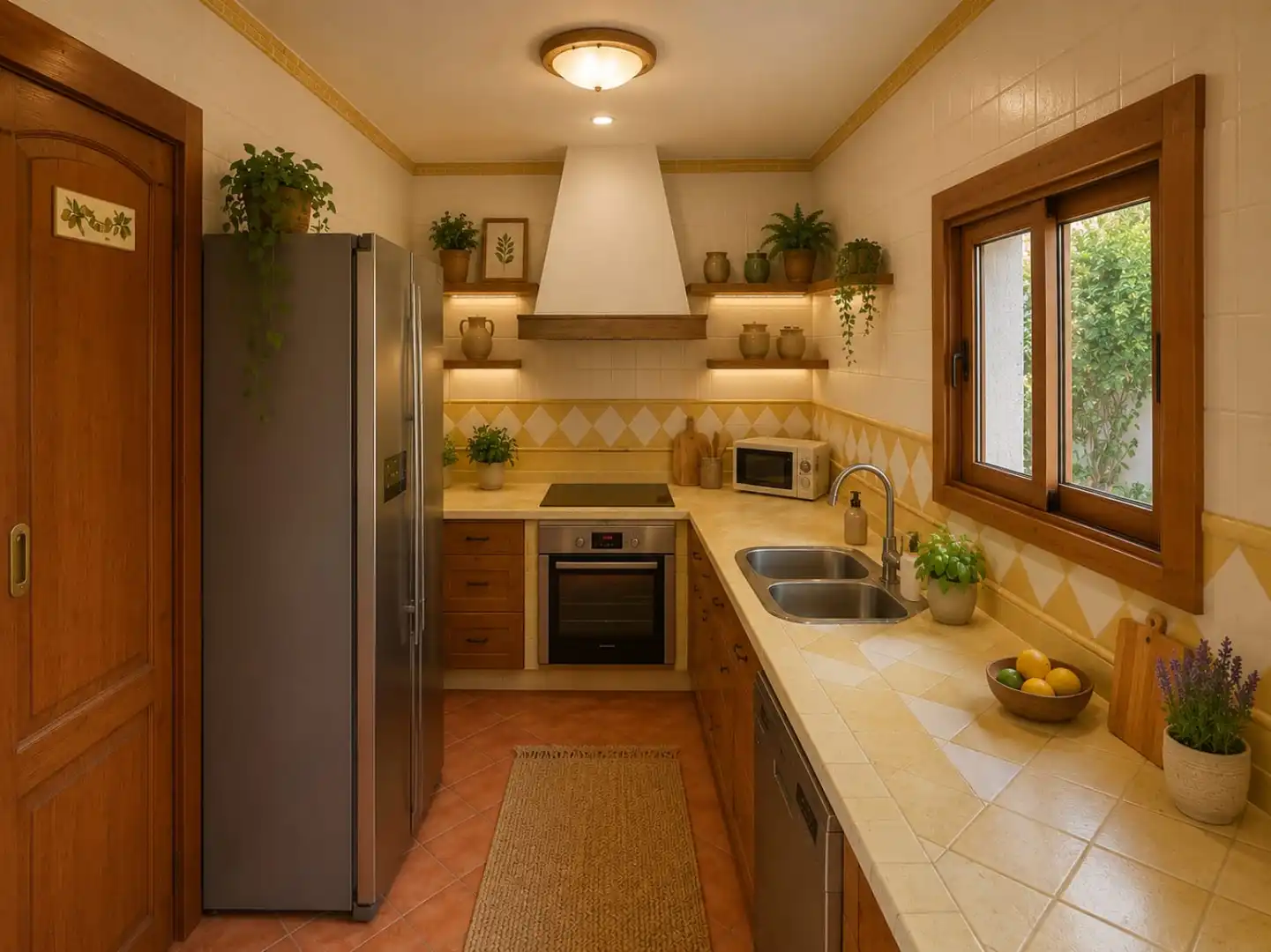 Cocina de Piso en venta en  Palma de Mallorca con Calefacción, Jardín privado y Trastero