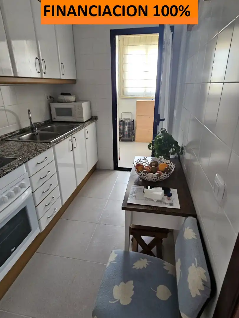 Kitchen of Flat for sale in Mont-roig del Camp  with Air Conditioner, Terrace and Furnished