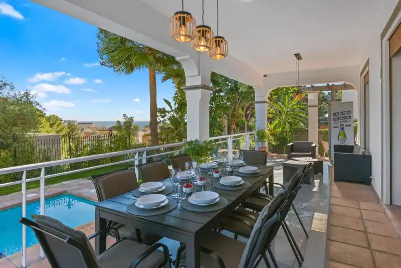 Terrace of Houses for rent in Marbella  with Air Conditioner, Heating and Private garden