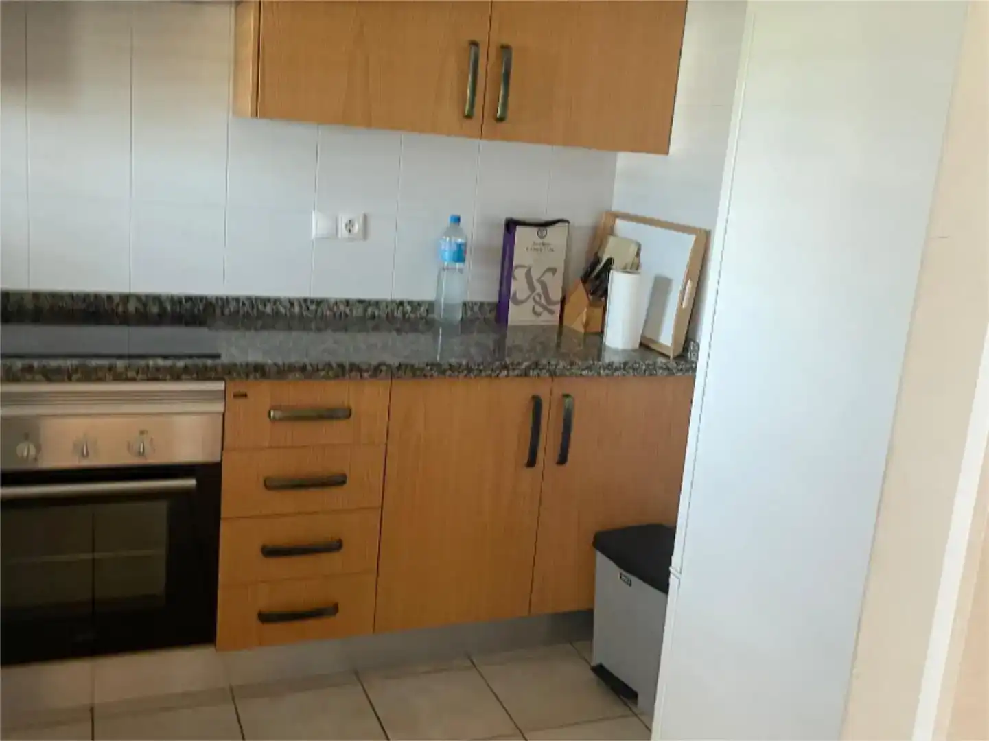 Kitchen of Flat for rent in Oliva  with Air Conditioner, Swimming Pool and Furnished